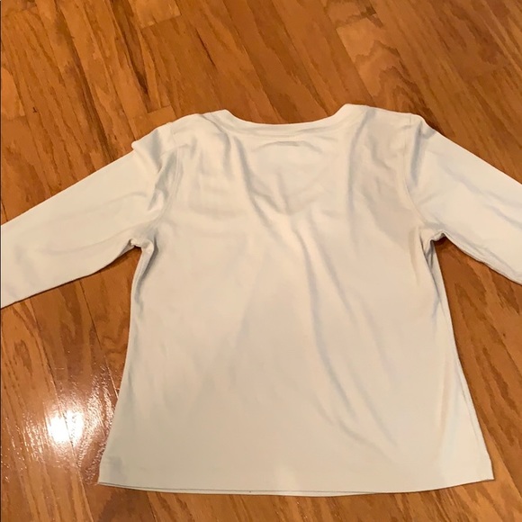 Bay Studio Cream 3/4 sleeve top - Picture 3 of 4